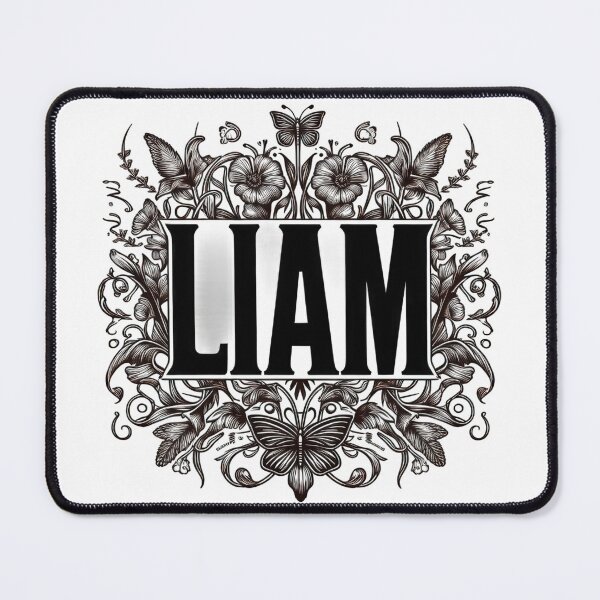 Item preview, Personalised Initial Name Liam designed and sold by joyfulcow.