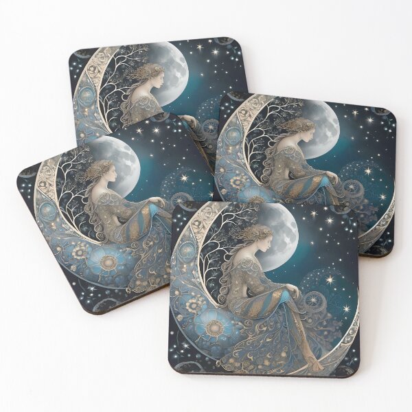 Item preview, The Moon and The Fairy designed and sold by machare.