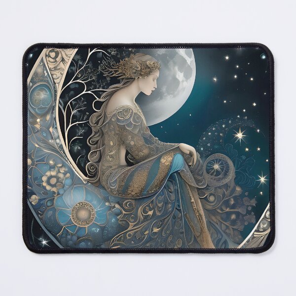 Item preview, The Moon and The Fairy designed and sold by machare.