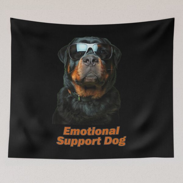 Item preview, Emotional Support Rotweiller designed and sold by Yogimeister.