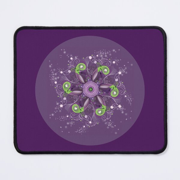 Item preview, MANDALA, Purple Digital Drawing designed and sold by Baltuka.