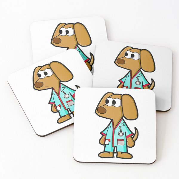 Item preview, Dog wearing a doctor suit designed and sold by michplante60.