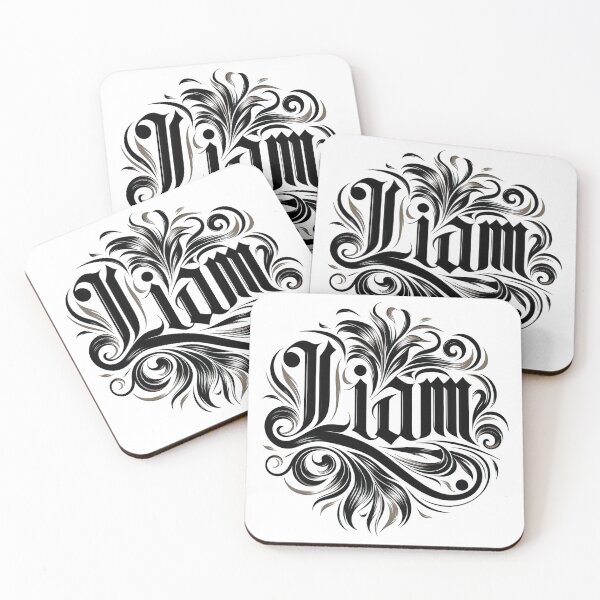 Item preview, Personalised Initial Name Liam designed and sold by joyfulcow.