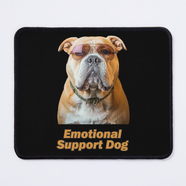 Item preview, Emotional Support Bulldog designed and sold by Yogimeister.