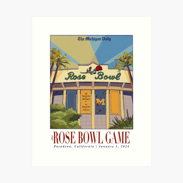 Item preview, The Michigan Daily Rose Bowl Game Artwork designed and sold by michigan-daily.