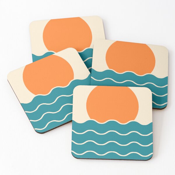 Item preview, Retro Sunset and Waves designed and sold by tonymagnerart.