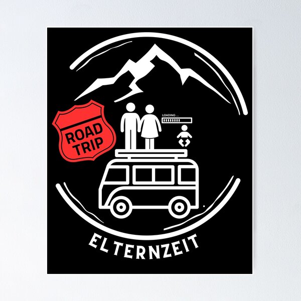 Item preview, road trip with the camper parental leave designed and sold by onoffroad.