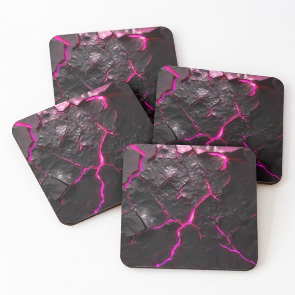 Item preview, Black leather texture with bright pink background designed and sold by Fantasyplus.