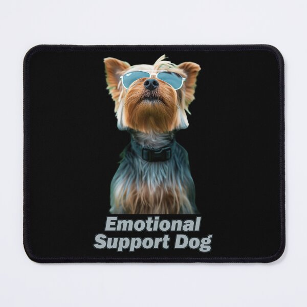 Item preview, Emotional Support Yorkie designed and sold by Yogimeister.