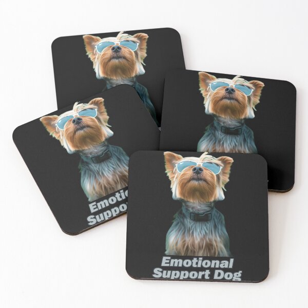 Item preview, Emotional Support Yorkie designed and sold by Yogimeister.