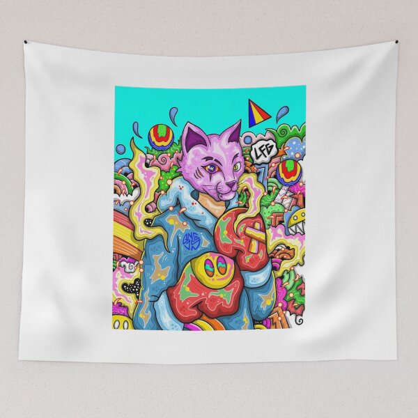 Item preview, Fight cat  designed and sold by Aiyinyangart.