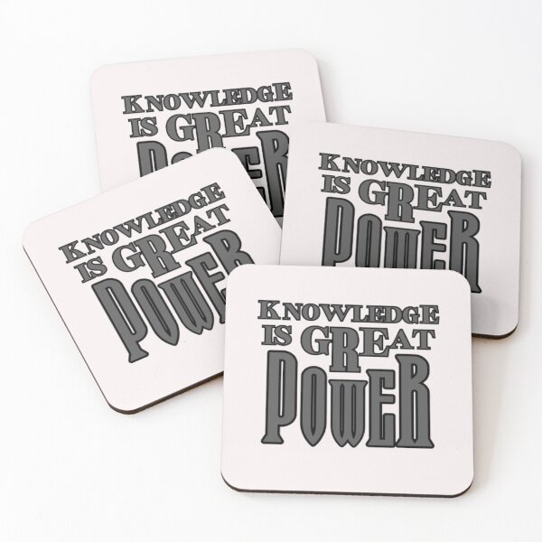 Item preview, KNOWLEDGE IS GREAT POWER, KNOWLEDGE, Knowledge of everything, GREAT POWER Our, He, She, typography. designed and sold by 2012DreamVision.