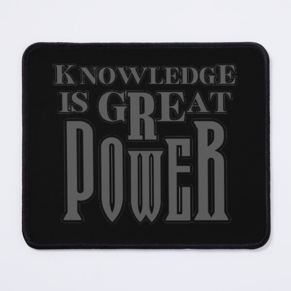 Item preview, KNOWLEDGE IS GREAT POWER, KNOWLEDGE, Knowledge of everything, GREAT POWER Our, He, She, typography. designed and sold by 2012DreamVision.