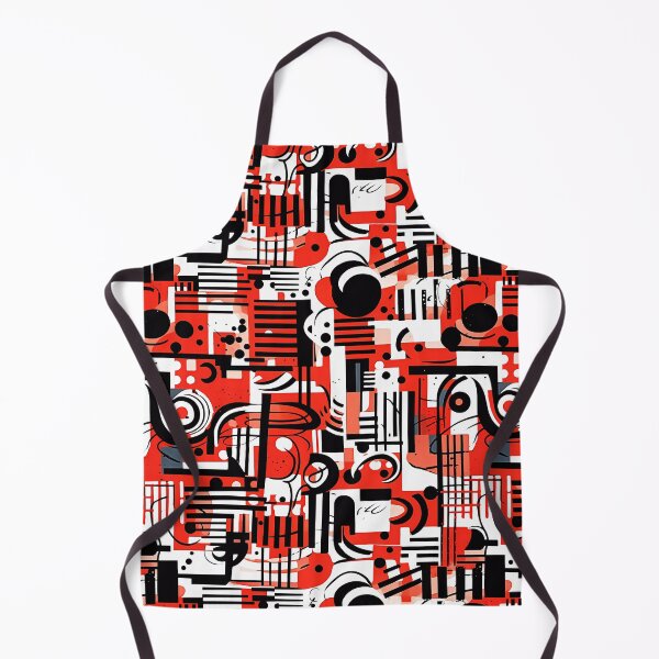 Item preview, Seamless bstract Art. Red & White & Black. designed and sold by GiveMeMood.