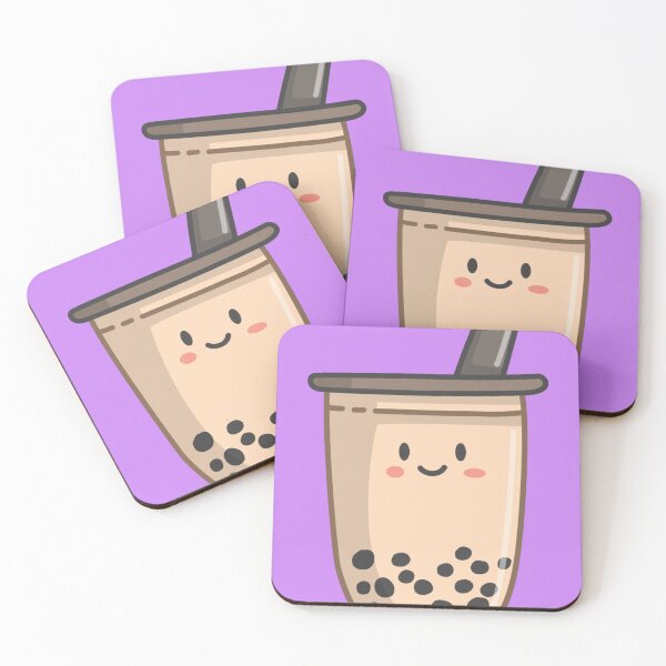 Item preview, Boba tea, Bubble tea smiling simple design designed and sold by BloomingByL.