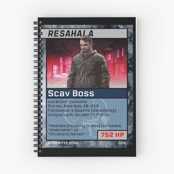 Item preview, Reshala Tarkov Trading Card 006 designed and sold by ryogm.