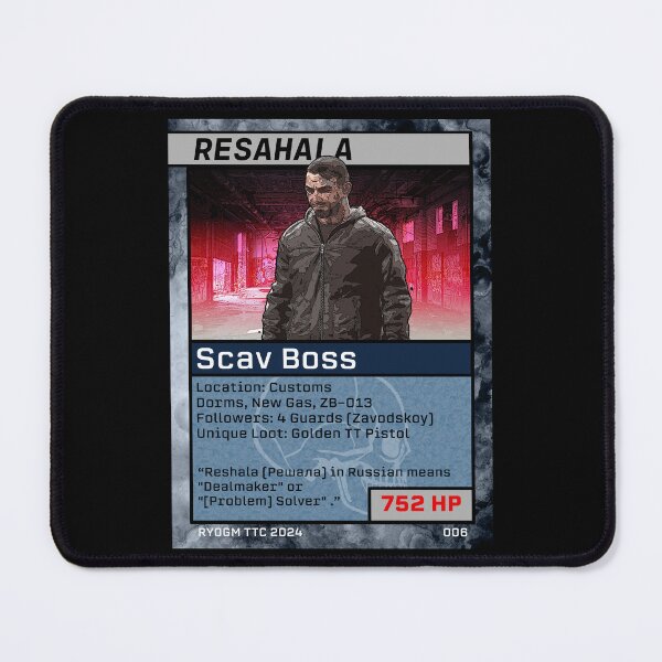 Item preview, Reshala Tarkov Trading Card 006 designed and sold by ryogm.