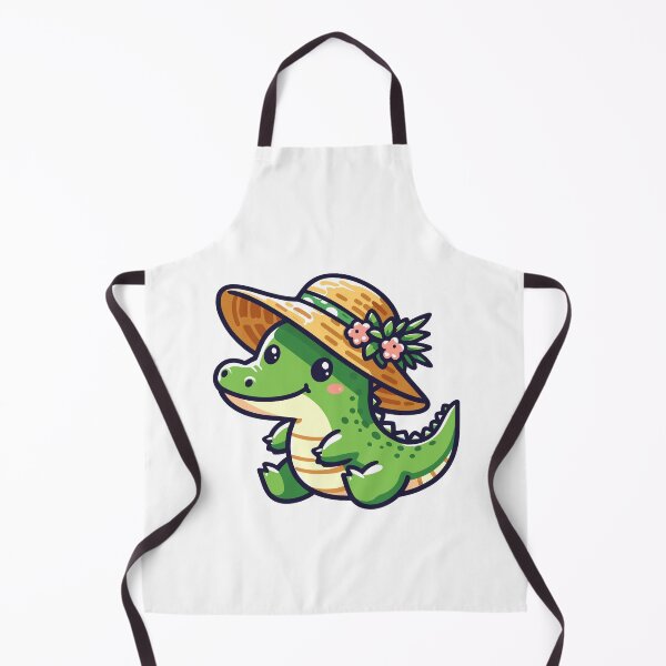 Item preview, Crocodile with Hat designed and sold by ArtfulWeave.