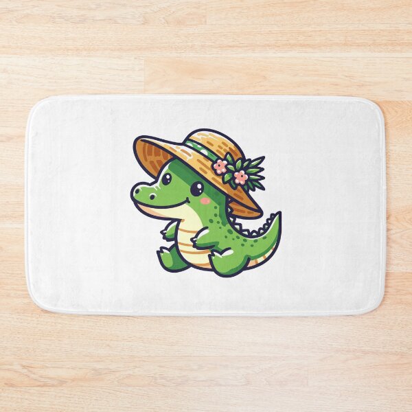 Item preview, Crocodile with Hat designed and sold by ArtfulWeave.