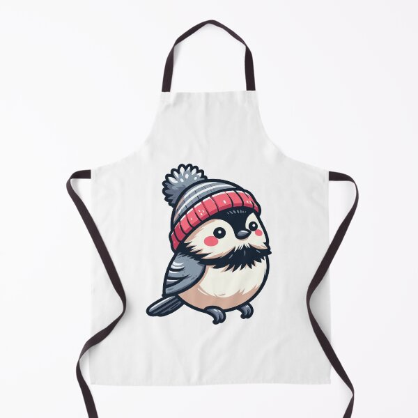 Item preview, Stylish Chickadee with Hat designed and sold by ArtfulWeave.