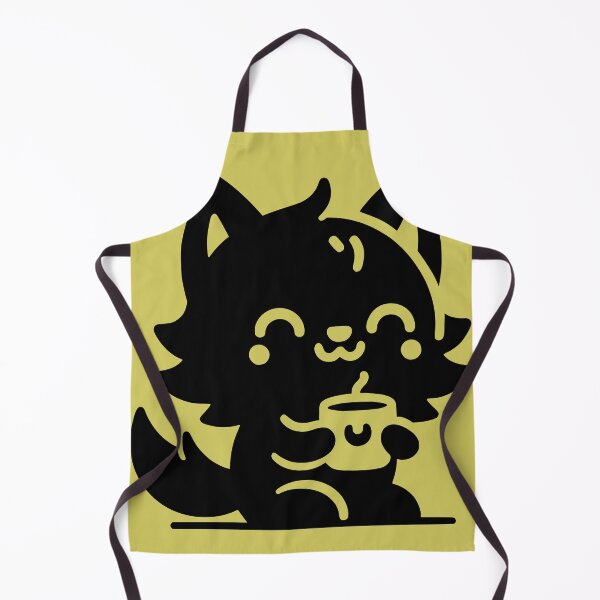 Item preview, Caffeinated Pup - werewolf drinking coffee designed and sold by PragmaticP.