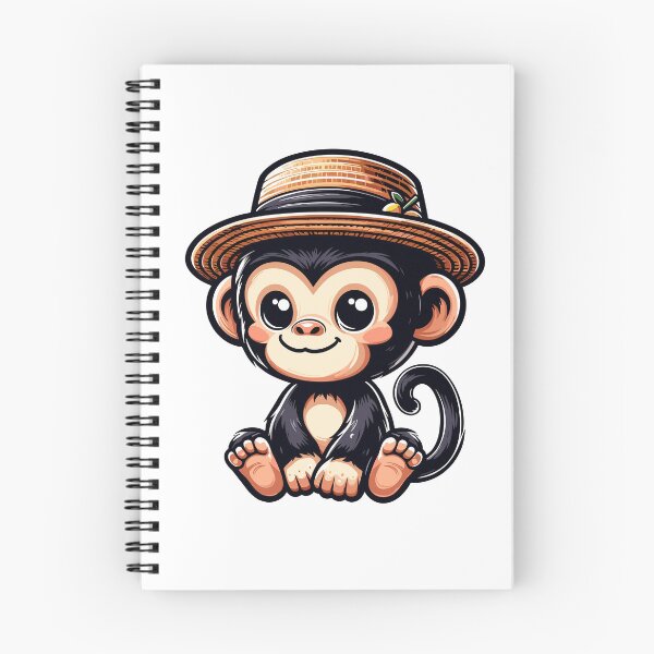 Item preview, Chimpanzee with Hat designed and sold by ArtfulWeave.