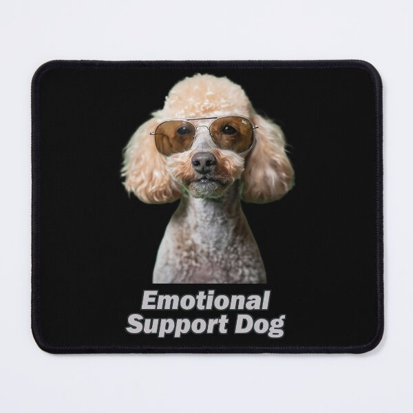 Item preview, Emotional Support Poodle designed and sold by Yogimeister.