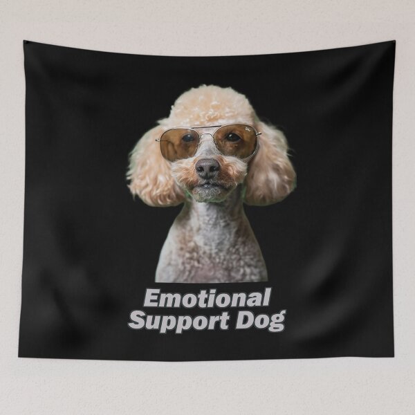 Item preview, Emotional Support Poodle designed and sold by Yogimeister.
