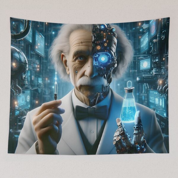 Item preview, Artificially Intelligent Einstein designed and sold by AI-ArtOfScience.