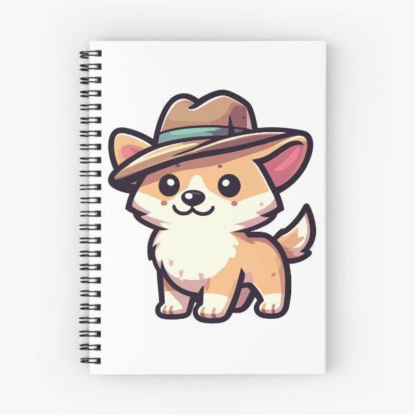 Item preview, Stylish Dingo with Hat designed and sold by ArtfulWeave.