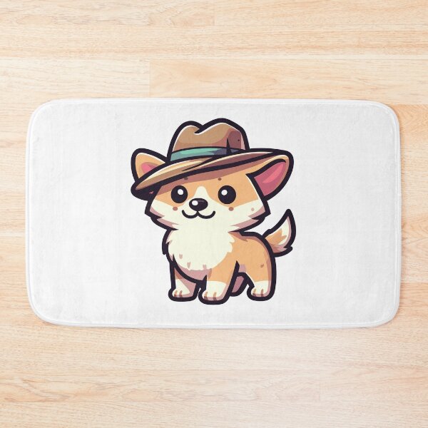 Item preview, Stylish Dingo with Hat designed and sold by ArtfulWeave.
