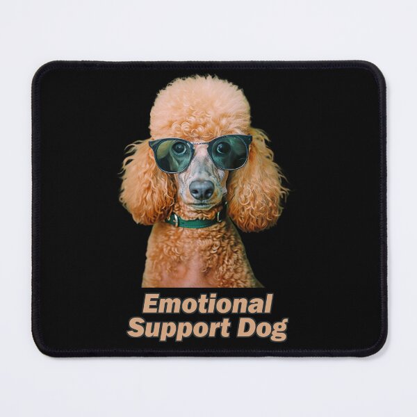 Item preview, Emotional Support Poodle designed and sold by Yogimeister.