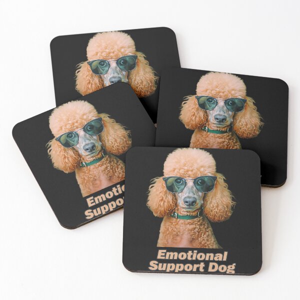 Item preview, Emotional Support Poodle designed and sold by Yogimeister.