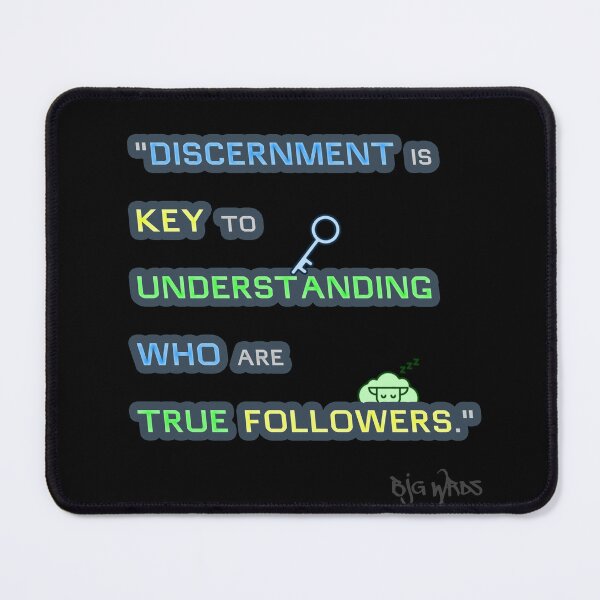 Item preview, "DISCERNMENT..." Quote 02/17/2024 designed and sold by BJGWRDS.