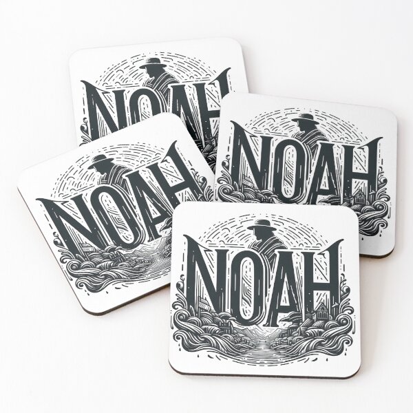 Item preview, Personalised Initial Name Noah designed and sold by joyfulcow.
