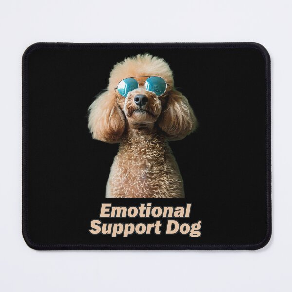Item preview, Emotional Support Poodle designed and sold by Yogimeister.