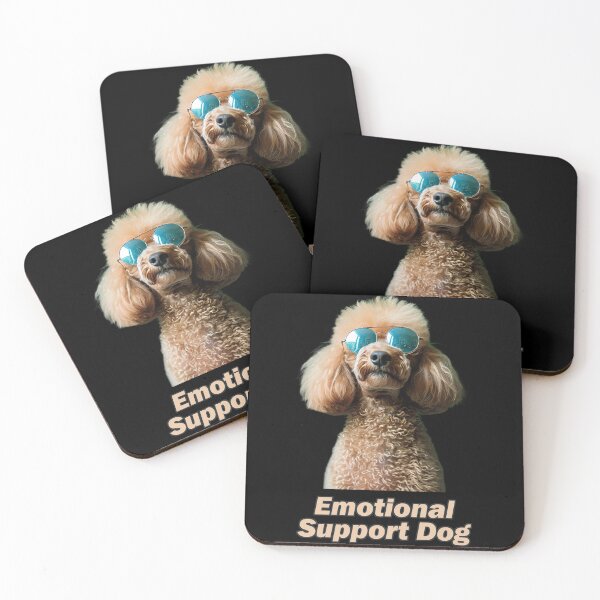 Item preview, Emotional Support Poodle designed and sold by Yogimeister.