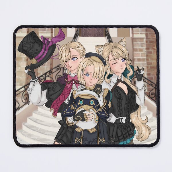Item preview, Lyney, Lynette and Freminet - Genshin Impact designed and sold by shahdraws.