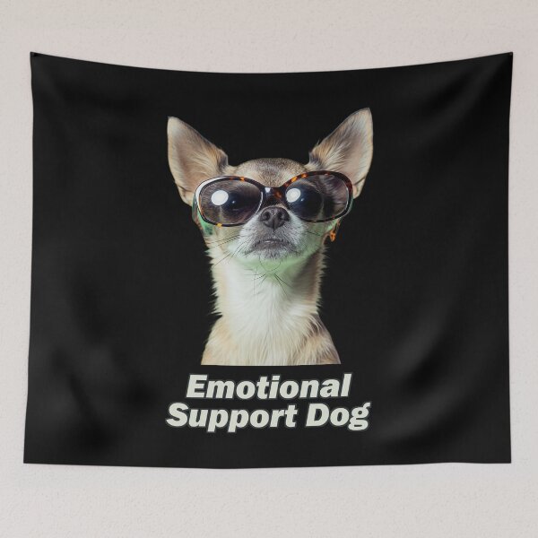 Item preview, Emotional Support Chihuahua designed and sold by Yogimeister.