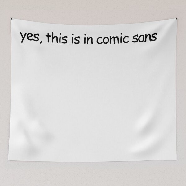 Item preview, comic sans designed and sold by Jett Moonv.