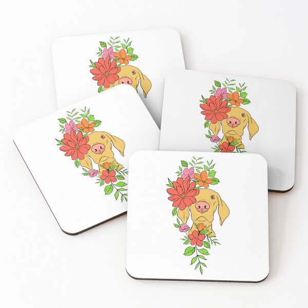 Item preview, Cute dog and flowers, cool design designed and sold by MoSaid.