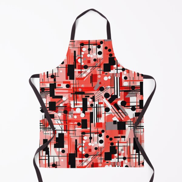 Item preview, Bold Red & White & Black Seamless Abstract Art. designed and sold by GiveMeMood.