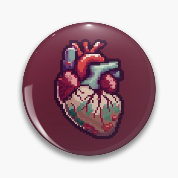 Item preview, Pixelated Zombie Heart: Undead Affection designed and sold by cossette-pxl.