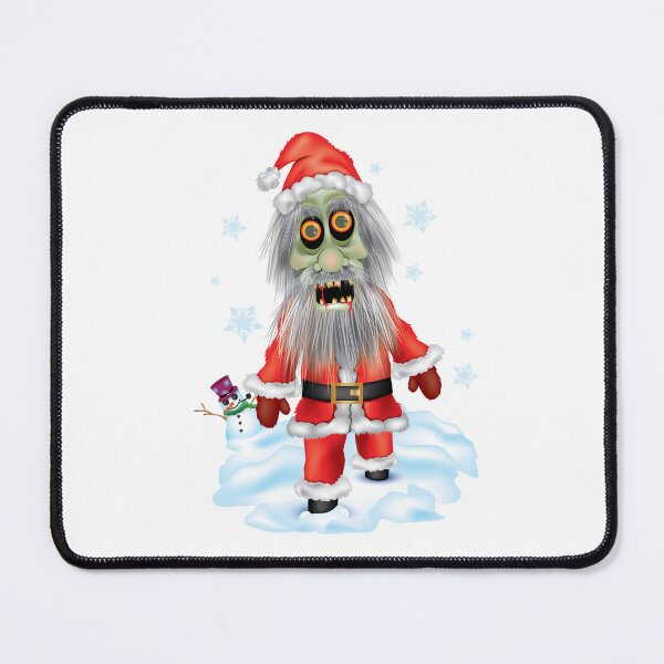 Item preview, A zombie Santa Claus stuck in the snow. designed and sold by Jamie Swimm.
