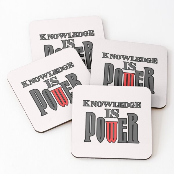 Item preview, Knowledge is power, GREAT POWER, KNOWLEDGE, Knowledge of everything, GREAT POWER Our, He, She, typography. designed and sold by 2012DreamVision.
