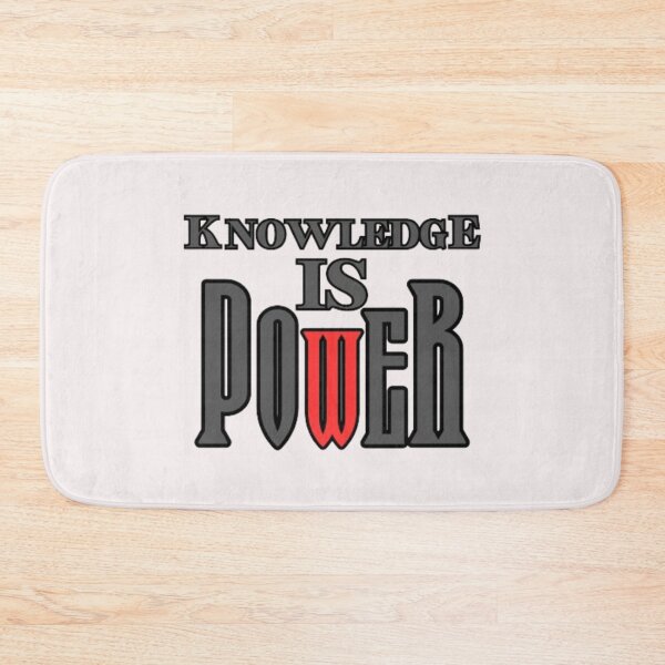 Item preview, Knowledge is power, GREAT POWER, KNOWLEDGE, Knowledge of everything, GREAT POWER Our, He, She, typography. designed and sold by 2012DreamVision.
