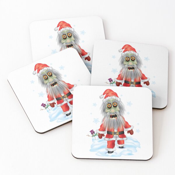 Item preview, A zombie Santa Claus stuck in the snow. designed and sold by Jamie Swimm.