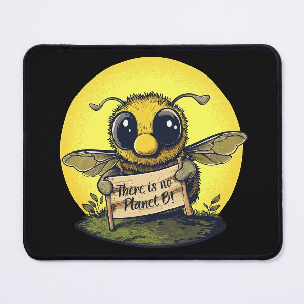 Item preview, Adorable Bee Advocate: There Is No Planet B  designed and sold by WildPalette-Art.