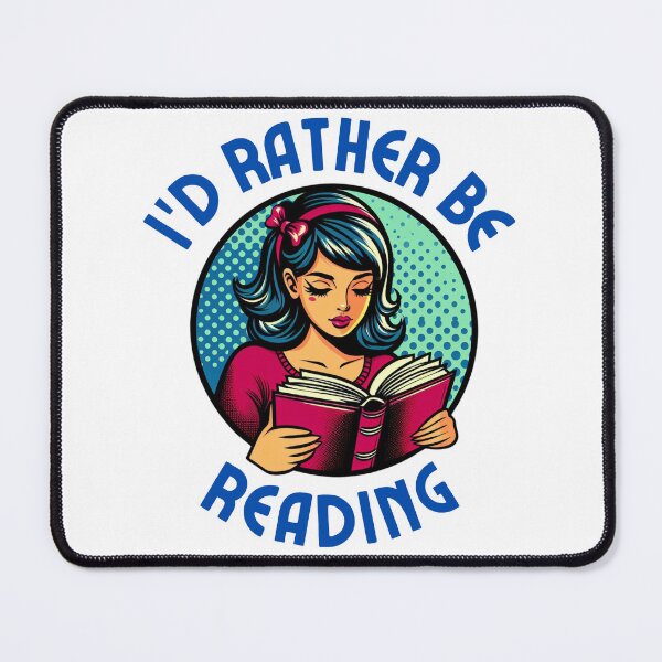 Item preview, I'd rather be reading designed and sold by Literary-tee.