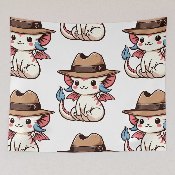 Item preview, Cool Chimera in Hat designed and sold by ArtfulWeave.